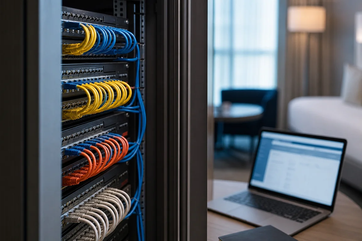 Gerenciamento centralizado de switches para hotelaria com OpenSwitch do zero à integração de redes