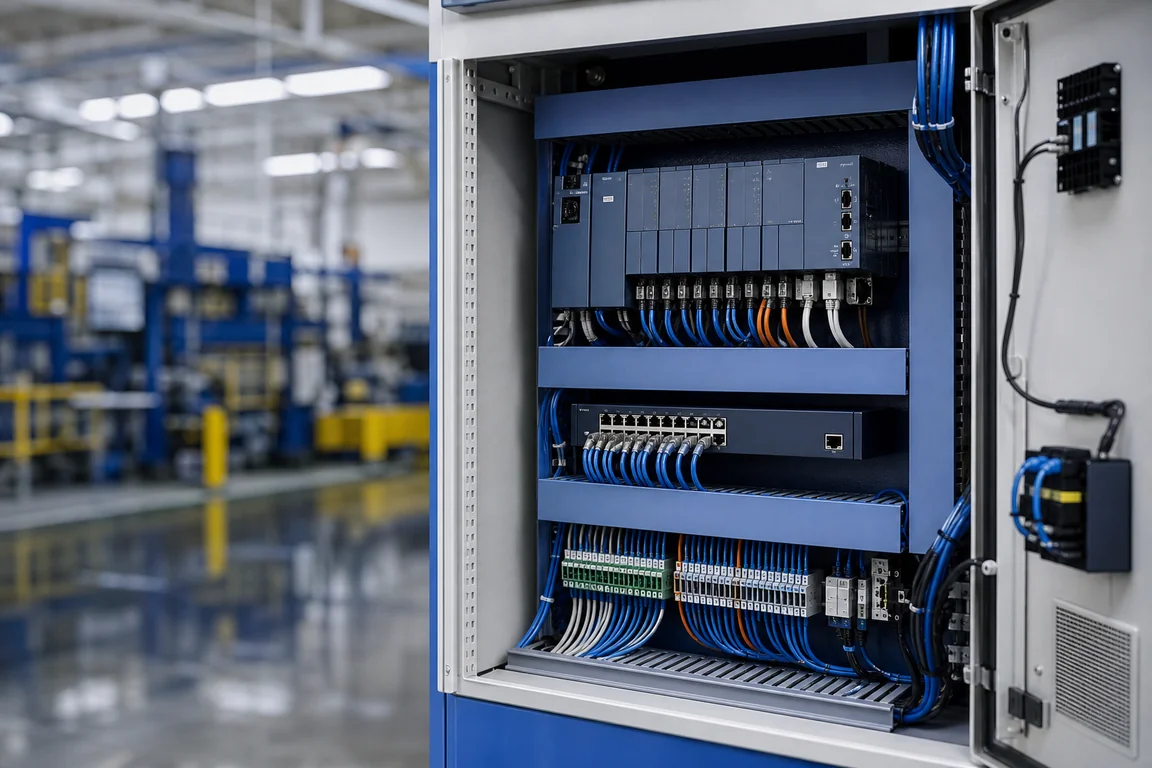 Redes industriais: Modbus, OPC UA, segmentação e IEC 62443