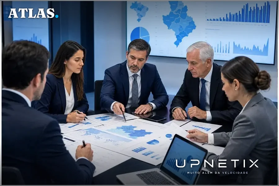 Executivos seguradores e investidores discutindo riscos e limitações de seguro para data centers de IA.