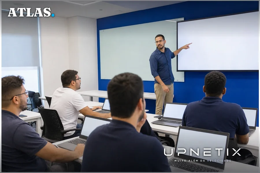 Profissionais brasileiros participando de treinamento para especialização em inteligência artificial