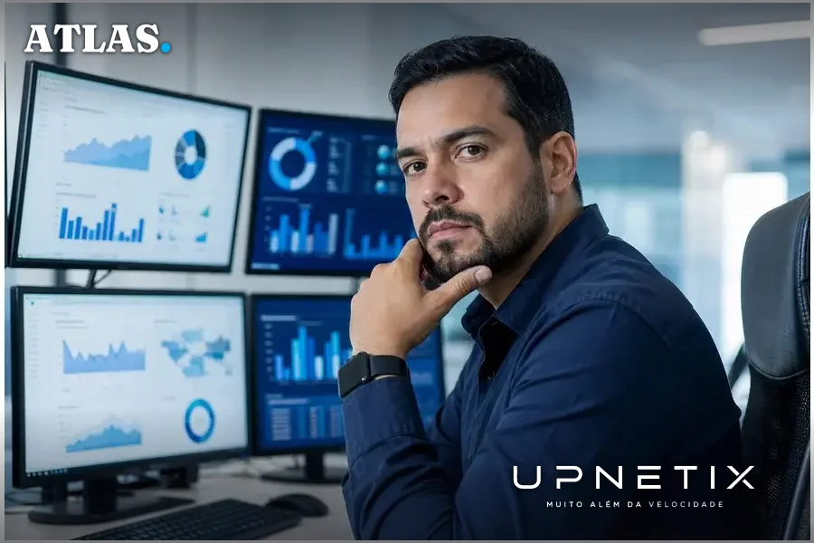Gestor de TI brasileiro refletindo sobre os desafios de custo e expansão de data centers