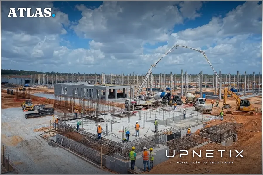 Construção de data center no Brasil com capacidade inicial menor que o projeto anunciado